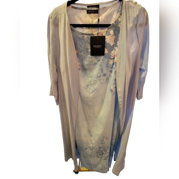 Summer Sleeveless Dress with Duster Coverup - Picture 4 of 10